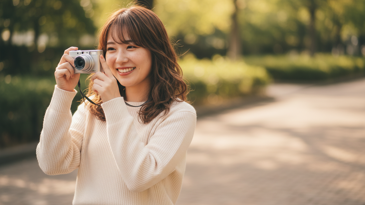 デジカメ　屋外